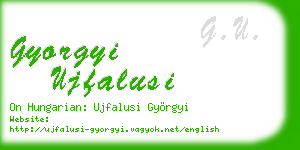 gyorgyi ujfalusi business card